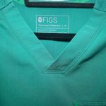 FIGS Relaxed Catarina One-Pocket Scrub Top - Womens Size M - Green Photo 2
