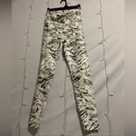 Black and White Animal Print Leggings Size M Photo 4