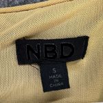 NBD Dinara Mini Dress Womens S Gold Sequin Asymmetrical Sparkly Night Out Party Photo 14