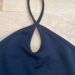 ZARA Black Ribbed Halter Top - NWT Photo 7