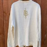 Vintage Basic Editions Holiday‎ Cardigan Sweater Gold Size XL Photo 5