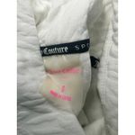 Juicy Couture  Sport Quilted Y2K Pullover Cowl Neck Sweatshirt‎ White S Photo 4