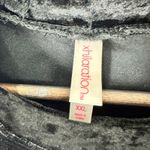 Xhilaration Bodysuit XXL Black Crushed Velvet Indie Sleaze Y2K Goth Glam Grunge Photo 4