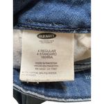 Old Navy  Blue Jeans Mid Rise Straight Leg Size 4 Cropped Photo 4