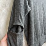 LNA  elbow cut out gray long sleeve sweater shirt Photo 1