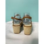 Nine West Women's Espadrille Wedge Dress Sandals Brown Size:7.5 S-684 Photo 2