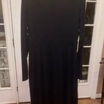 Eileen Fisher Women's Black Dress Size S but will fit a M Photo 6