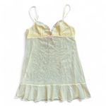 Victoria's Secret Y2K Victoria’s Secret Yellow Lace Chemise Size Medium Photo 1