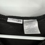 East 5th Womens Black 3D Lace Semi Sheer Gotic Blouse Fairy Fairygoth Grunge Petite Large Photo 4