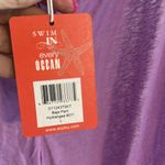 Soybu  Lavender Lace sheer swim coverup Large elastic waist nwt Photo 2