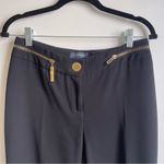 Roberto Cavalli Vintage 90s Y2k CLASS Black Pants Trousers Slacks Gold Zipper 8 Photo 2