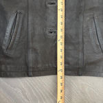 Vintage German Real Leather Echtes Leder Women’s Jacket Brown Sz L Waxed Size L Photo 7