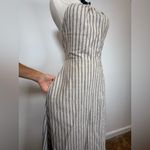 Steve Madden ‘Mary Beth’ Pinstripe Sleeveless Dress Cotton Linen Women’s Size XS Photo 6