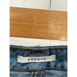 PacSun Light Wash Blue 100% Cotton Non-Stretch Mom Shorts Women's Size 26 Photo 4