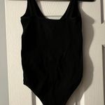Black Ribbed Bodysuit Size M Photo 1