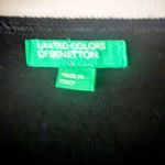 United Colors Of Benetton  Long Sleeve True Wrap Sweater in Black Size M Photo 3