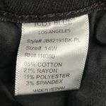 Judy Blue Just Blue Own the Night Plaid Distressed Skinny Fit Jeans Black Red Size 14W Photo 9