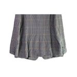 Lane Bryant Double Breasted Houndstooth Plaid Blazer Shoulder Pads 16 Grey #4103 Photo 6