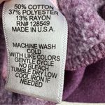 Aviator Nation Rare Crewneck Purple Colorblock lightning bolt Sweater size M Photo 8