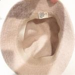 Kangol Angora Rabbit Fur Blend Bucket Hat Cream One Size Y2K Style Fuzzy HipHop Photo 2