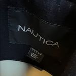 Nautica Dark Blue Women's wool Coat with zipper and toggle closure dry cleaned Photo 2