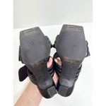 Abound  Shoes‎ Womens Size 5 Qarly Heeled Black Square Toe Slip On Sandals Photo 6