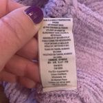 Free People  Best Of You Sweater Womens V-Neck Purple Lilac Open Knit M Medium Photo 9