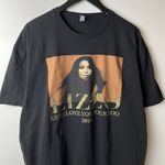 Urban Outfitters 2019 Lizzo Rap Tee T Shirt Black 2XL XXL Artist Musician Graphic Cotton Solid Photo 3