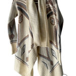 Roxy  Aztec Southwestern‎ Geometric Print Waterfall Cardigan Sweater Size S Photo 0