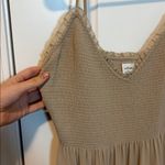 Wilfred Aritzia  tuberose dress tan birch chiffon NWOT medium Photo 5