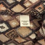 Cato Fashions Black, White, and Brown Patchwork Print blouse Photo 3