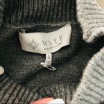 WAYF Lola Puff Sleeve light gray Sweater Dress Photo 13