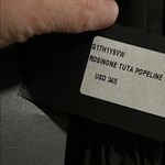 Pinko Black Jumpsuit with Square Neckline and Wide Photo 4