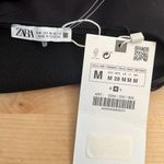 ZARA Black Ribbed Halter Top - NWT Photo 2