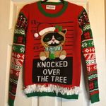 No Boundaries No‎ Boundaries Red and Green Sweater Photo 0