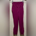 Lululemon  Base Pace High Rise Crop Leggings Wild Berry Size 2 Photo 4