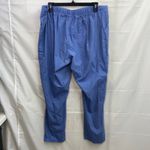 Women's blue pull on stretch relaxed straight leg deep‎ pocket scrub bottoms XXL Photo 5