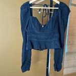 Free People NWT Black Chloe Top Size Small Photo 7