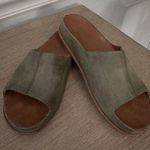 Kork-Ease Tutsi Olive Green Leather Slides | Women’s Comfort Slip-On Size 8 NWOT Photo 1