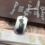 Nike Stainless Steel Dog Tag Necklace Streetwear Sportswear  Photo 4