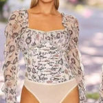 Free People Brunch Date Bodysuit Floral Coquette Cottagecore Dainty Feminine S Photo 0
