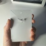 Handmade Neon green acrylic alien head stainless steel hooks dangle earrings Photo 1