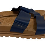 REEF  Cushion Vista Hi Platform Blue Sandals Strappy Shoes Size 9 Photo 0