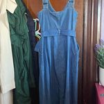 H&M  Denim Snap Asymmetrical Crossover Dress w/Belt Photo 2