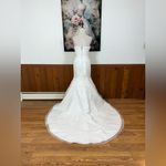 Elegant Symphony Strapless Organza Wedding Gown! White Size 10 Photo 5