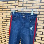 Judy Blue  Skinny Fit Jeans With Red Velvet Side‎ Stripe Size 3/26 Photo 2