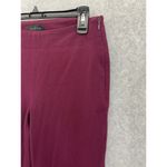 Talbots  Women's Dress Pants Solid Magenta Straight Leg Size 2 Heritage Photo 8