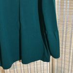 Devernois Paris Vintage 1970s Forest Green Preppy Cardigan Sweater Blazer Size 18 Photo 13