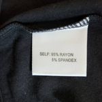 Rose + Olive Black Tunic with Beaded Neckline NWOT Size Medium Photo 7