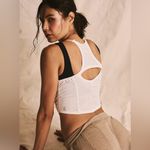 Free People FP MOVEMENT Shirr Enough Tank Top Ruched White Photo 1